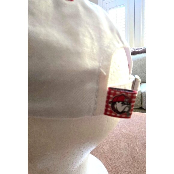 UGA Women's Baseball Cap w gingham trim Top of the World Go DAWGS - Picture 7 of 7